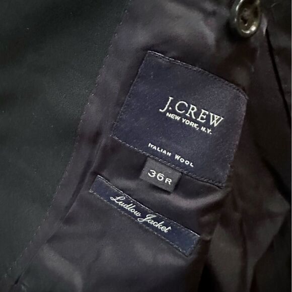 JCREW ludlow Italian wool blazer jacket, made in Italy men’s large tall - Picture 4 of 6